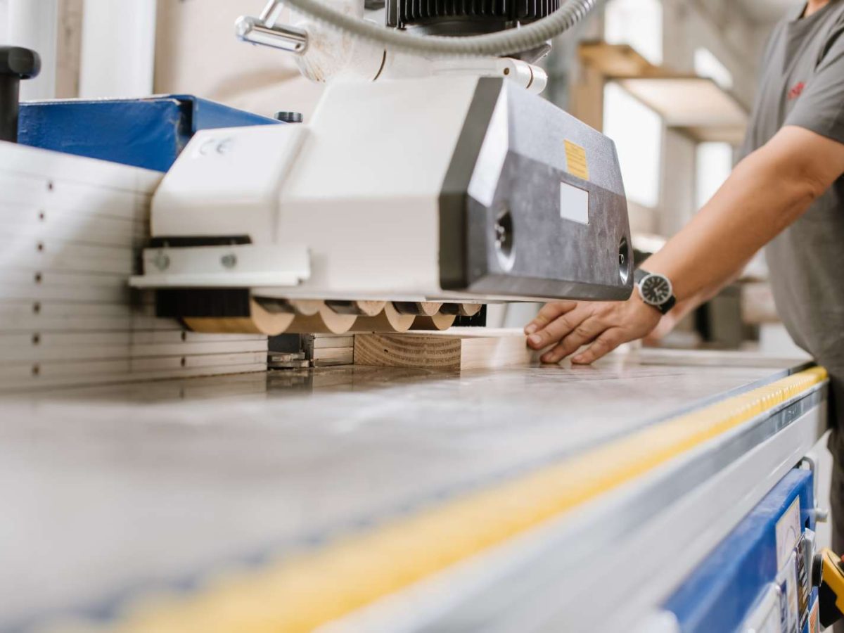 Machine,Or,Unit,For,Wood,Processing,At,A,Furniture,Factory